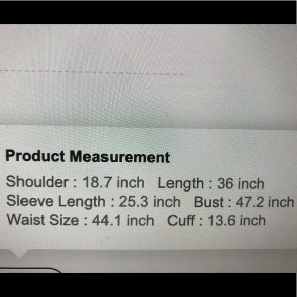 🏵️donated 10/25 Plus size White oversized double breasted blazer 2X - Picture 6 of 6